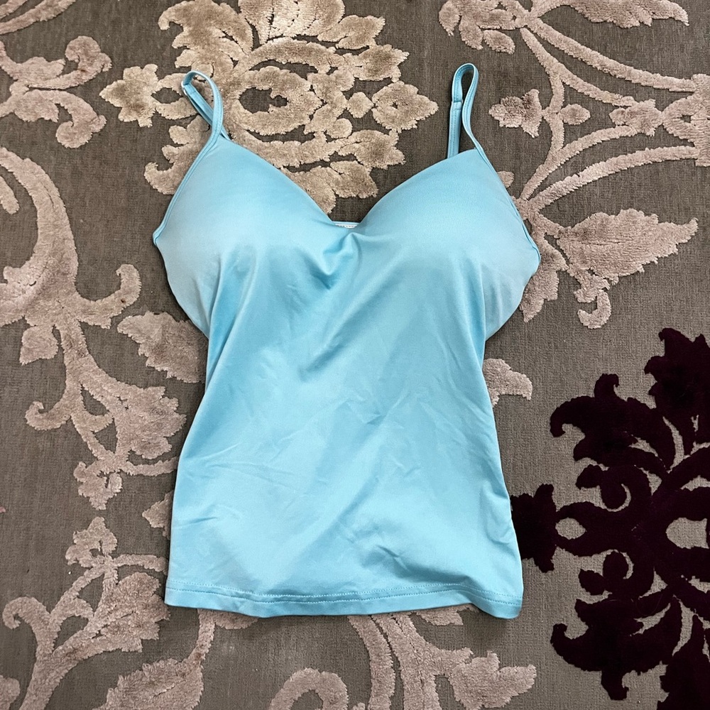Energie medium camisole tank top bra blue